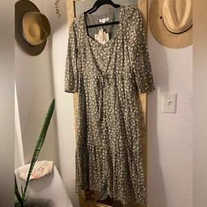 Emerson Fry Organic Cotton Maxi Dress